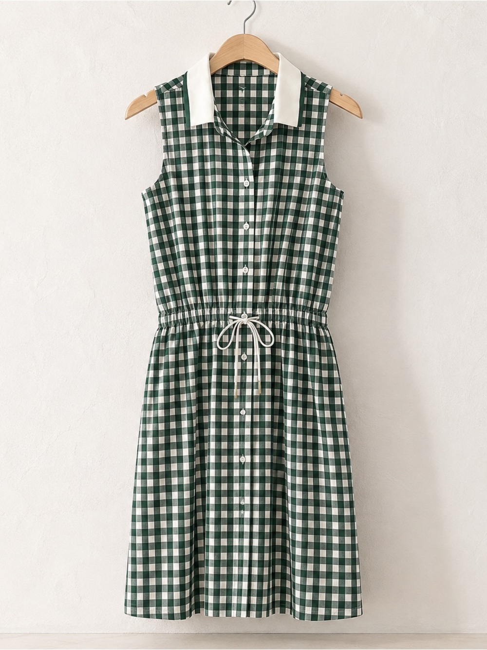 Tuckernuck Green Gingham Dress